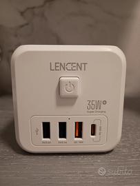 presa elettrica: presa cubo salva spazio 