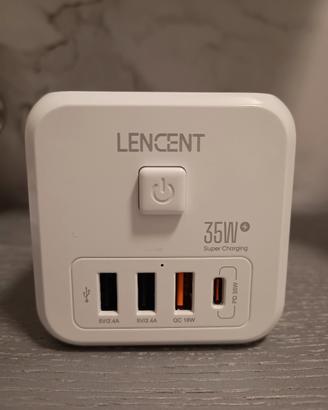 presa elettrica: presa cubo salva spazio 