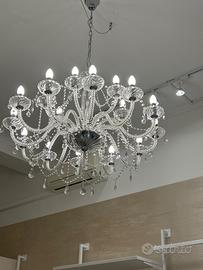 Lampadario goccia, 18 luci