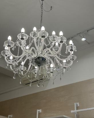 Lampadario goccia, 18 luci