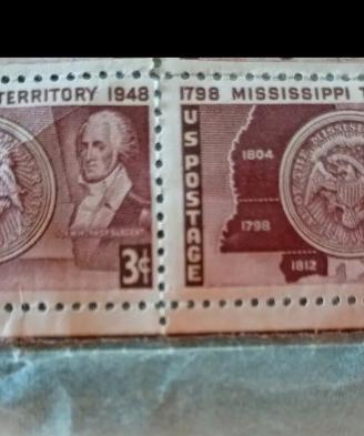 francobollo americano Mississippi Territory