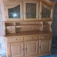 credenza in legno abete massiccia