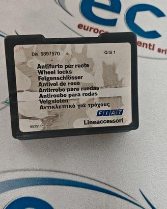 5897570 BULLONI ANTIFURTO ORIGINALI FIAT PER TIPO/