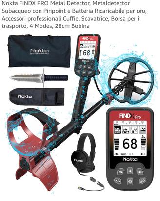 metal detector NOKTA FINDX -PRO usato una sola vol