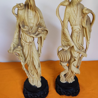 Coppia statue arredamento vintage