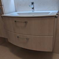 Lavandino con sottolavabo a 2 cassetti