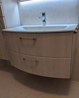 Lavandino con sottolavabo a 2 cassetti