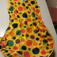 Halloween costume da clown multicolore 