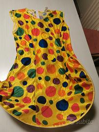 Halloween costume da clown multicolore 