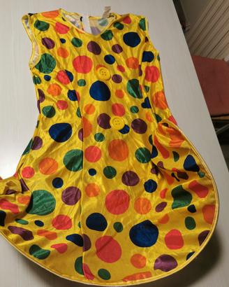 Halloween costume da clown multicolore 