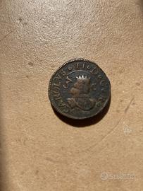 RARA Moneta 3 Cagliaresi Sardegna 1685 - Carlo II
