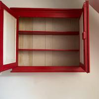 Armadietto cucina/ bagno rosso