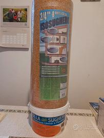 rotolo di sughero isolante + colla