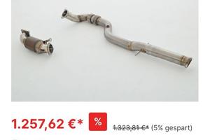 Downpipe HJS 200celle Opel