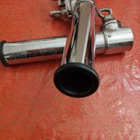 Porta canna in acciaio ed in plastica