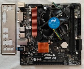 Scheda Madre ASROCK H110M-DGS + i3-6100