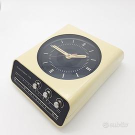 Vintage EUROPHON h10 Clock Radio Space Age Anni 70