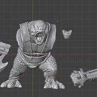 Miniatura Troll Catapulta Gundabad mesbg