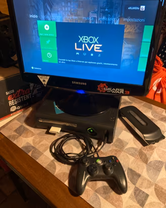 Console Xbox 360 controller +2 hard disk ufficiali
