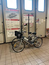 coppia bici fresbee elettriche