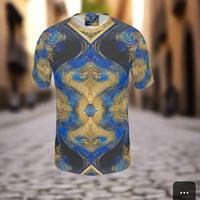 T-shirt uomo Lapislazzuli Blue&Golden 