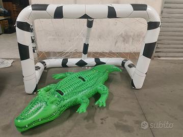 lotto gonfiabili porta più coccodrillo 