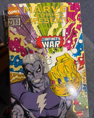 Fumetto Marvel infinito war 23