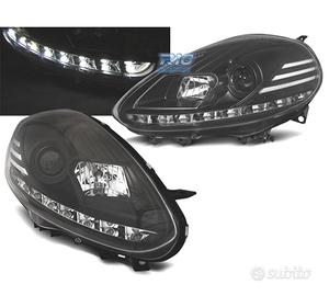 FARI DIURNI FIAT PUNTO 09-12 FONDO NERO