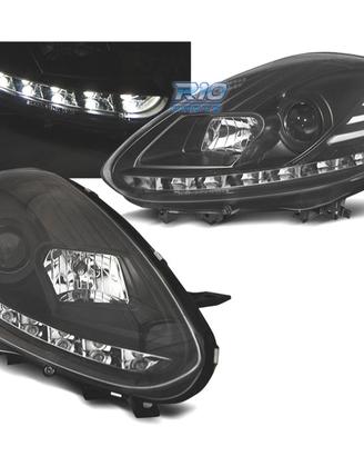 FARI DIURNI FIAT PUNTO 09-12 FONDO NERO