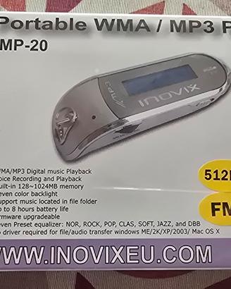 Lettore mp3 portabile + Radio FM Inovix IMP-20
