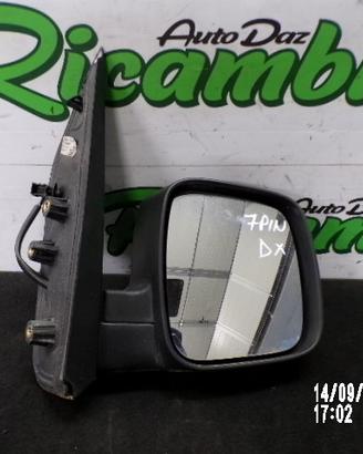 RETROVISORE DESTRO A 5 PIN PER FIORINO 2011