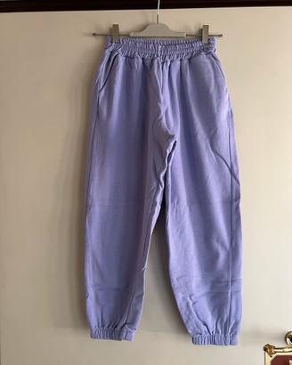 Pantaloni tuta lilla