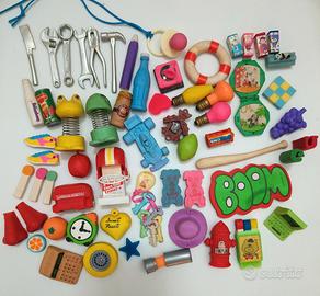 Lotto di 61 gommine anni 80