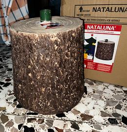 Base Albero di Natale in Legno con Foro 3,5 cm
