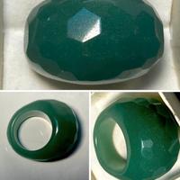 Grande anello gioiello di Giada con certificato