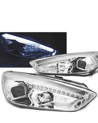 FARI TRU DRL FORD FOCUS MK3 15-18 CROMATI CON FREC