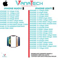 IPHONE USATI GARANTITI TUTTI MODELLI DISPONIBILI