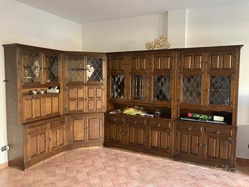 Mobile da sala in legno massello