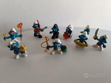 Lotto 9 Puffi Originali Peyo (Anni '80)