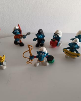 Lotto 9 Puffi Originali Peyo (Anni '80)