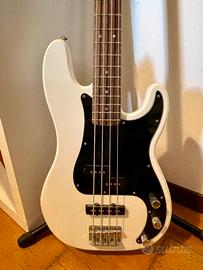 Squier Affinity Precision PJ bass Olympic white