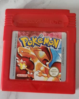 Gioco Pokémon rosso game boy