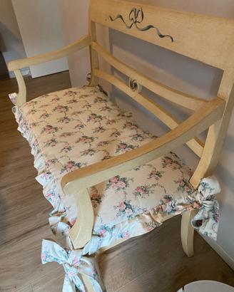 Panchetta in legno stile classico/shabby chic