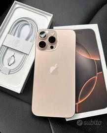 Iphone 16 pro 256 gb colore desert titanium