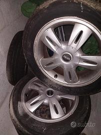 Set 4 cerchi in lega R15 originali MINI COOPER