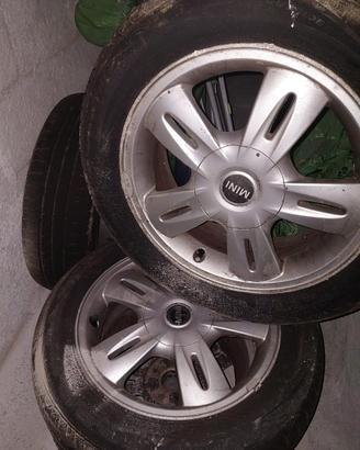 Set 4 cerchi in lega R15 originali MINI COOPER
