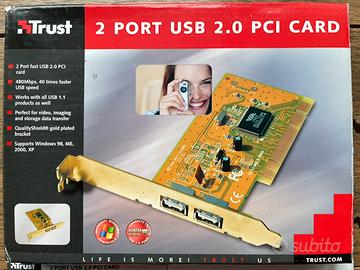 Scheda PCI con 2 porte USB 2.0