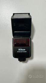 Nikon SB-600 Speedlight + Custodia e supporto orig