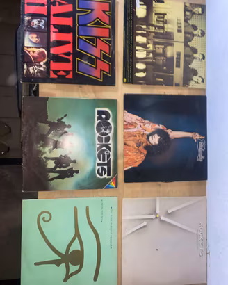 Lotto 18 LP Vinili Vintage Rock Disco Anni 70/80