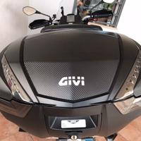 Bauletto Givi V47 con staffa Aprilia Caponord 1200